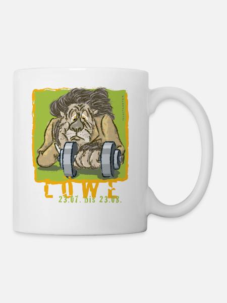 Sternzeichen - Löwe - Tasse - Weiß