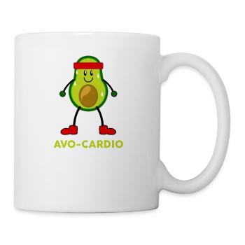 Avo Cardio Training Funny graphics - Mug - white - Right