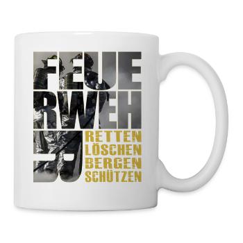 Feuerwehr - ReLoeBeSue - Tasse - Weiß - Rechts
