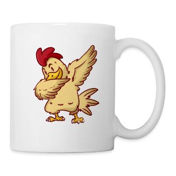 DAB poulet - poulet - poulet - coq - danse - Mug blanc - blanc - Droite