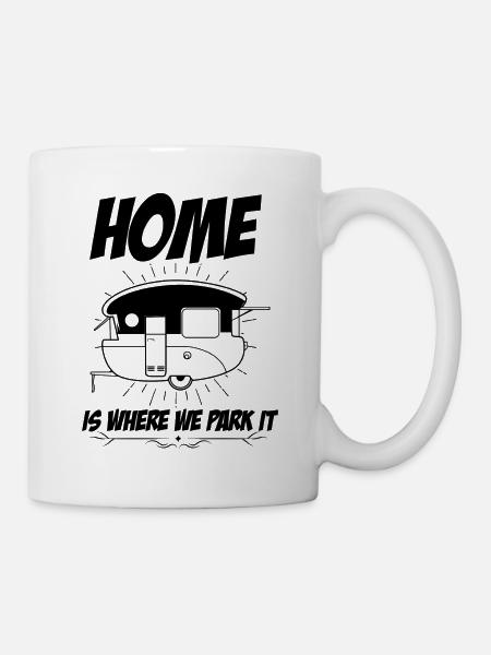 Camping camper camping gift caravan saying - Mug - white
