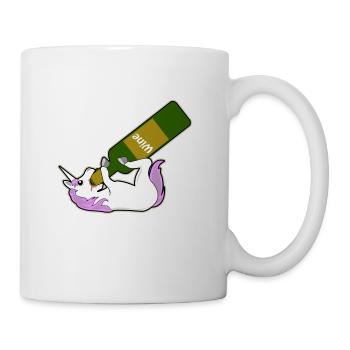 WEINHORN EINHORN Einhorn - Tasse - Weiß - Rechts