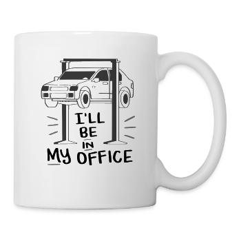 Cadeau de voiture mécanique atelier - Mug blanc - blanc - Droite