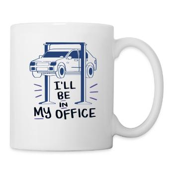 Atelier de mécanique automobile passion garage atelier - Mug blanc - blanc - Droite