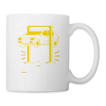 Car Mechanic, Workshop, Tuning Gift - Mug - white - Right