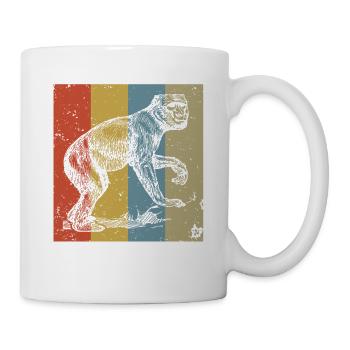 Save the Gorilla - retro birthday gift - Mug - white - Right