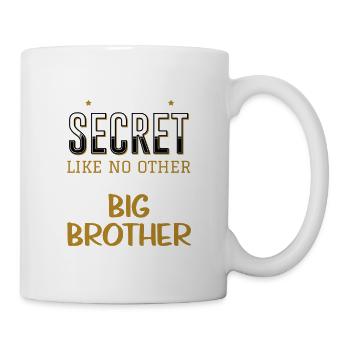 Ich werde ein großer Bruder Geburt T-Shirt - Tasse - Weiß - Rechts