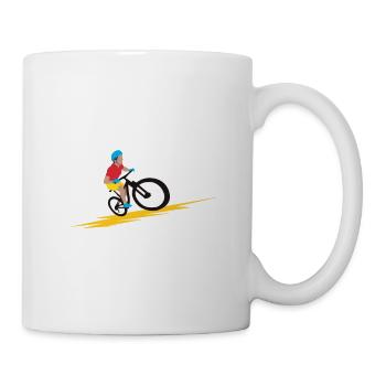 E-Bike Pedelec E Biker Bicycle E Bike Gift - Mug - white - Right