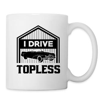 Convertible sans toit cadeau Tshirt - Mug blanc - blanc - Droite