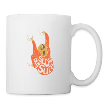 Sloth Slow but Sure - Mug - white - Right