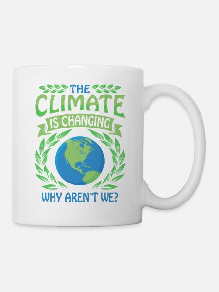 Le climat est-il changing Why Aren’t We ? Changement climatique - Mug blanc - blanc