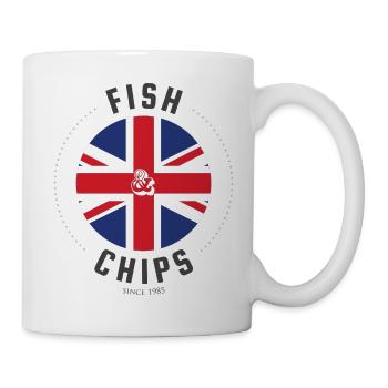Fish and Chips - British Style - Mug - white - Right