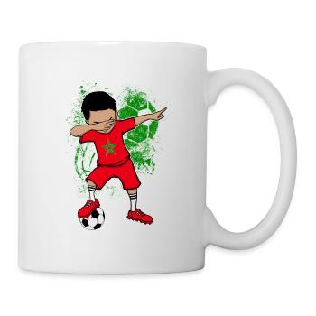 Equipe nationale de football du Maroc WM Dab - Mug blanc - blanc - Droite
