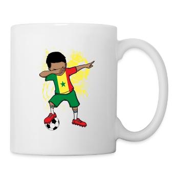 Coupe du monde de l'équipe nationale du Sénégal - Mug blanc - blanc - Droite