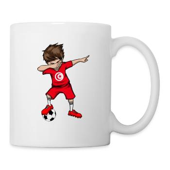 Equipe nationale de Tunisie WM Dab football - Mug blanc - blanc - Droite