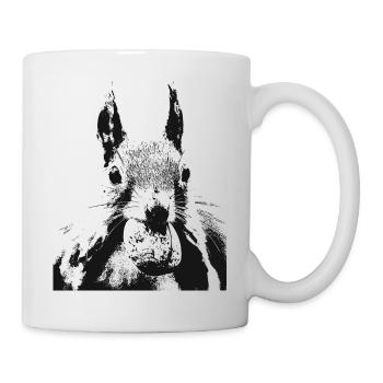 Écureuil - Mug blanc - blanc - Droite
