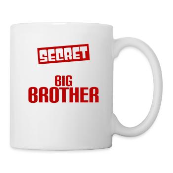 Big Brother, Men, Boys, Guys - Mug - white - Right