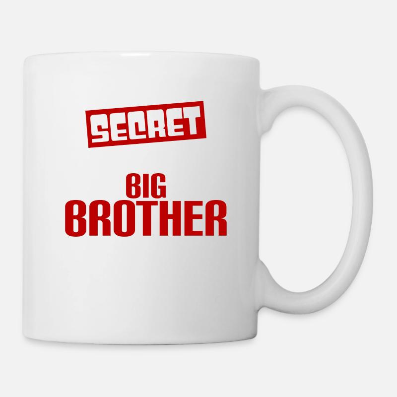 Big Brother, Men, Boys, Guys - Mug - white