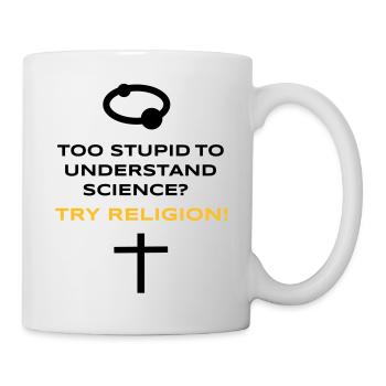 Science vs. Religion - Mug blanc - blanc - Droite