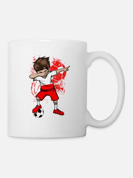 Polen Fußball Nationalmannschaft WM - Tasse - Weiß