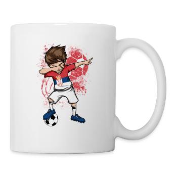 SERBIA Football National Team World Cup Dab - Mug - white - Right