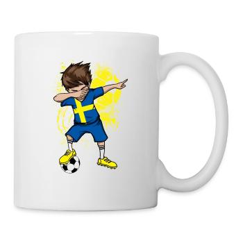 Schweden Fußball WM Nationalmannschaft - Tasse - Weiß - Rechts