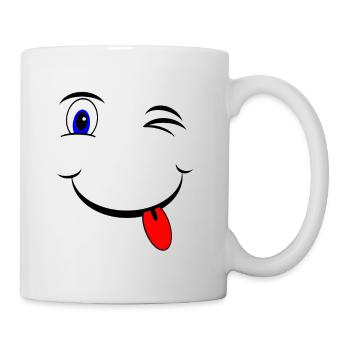 Mignon smiley enfants parents bébé cadeau - Mug blanc - blanc - Droite