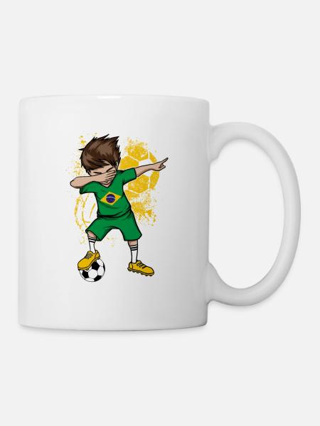 Équipe nationale du maillot de la  au Brésil - Mug blanc - blanc