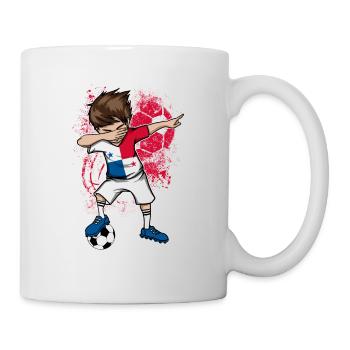 PANAMA footballeur Dab maillot de l'équipe nationale - Mug blanc - blanc - Droite