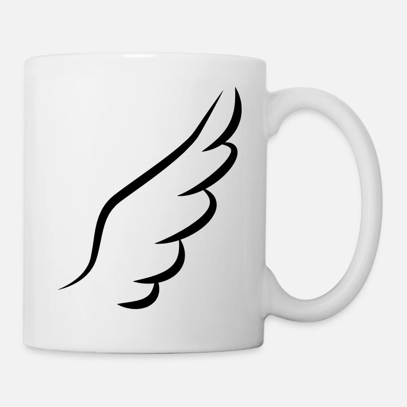 Engelsflügel - Tasse - Weiß