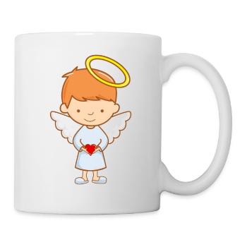 Ange gardien doux - Mug blanc - blanc - Droite