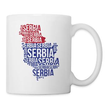 Serbie Serbie Serbie  - Mug blanc - blanc - Droite