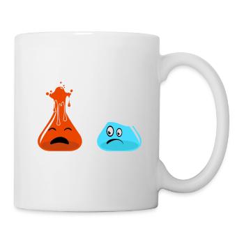 Je pense que vous surexploitez la chimie physique Nerd Geek - Mug blanc - blanc - Droite