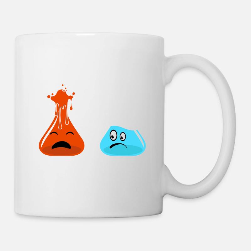 Je pense que vous surexploitez la chimie physique Nerd Geek - Mug blanc - blanc