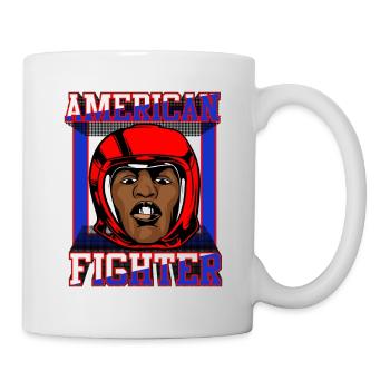 American Fighter Boxer Sport T-Shirt | Nakos - Mug - white - Right