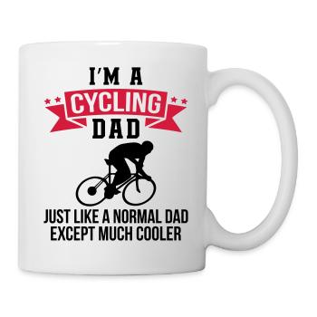 Cycling Dad - Mug - white - Right