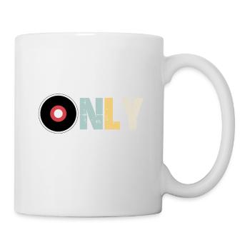 Vinyl Only - Tasse - Weiß - Rechts