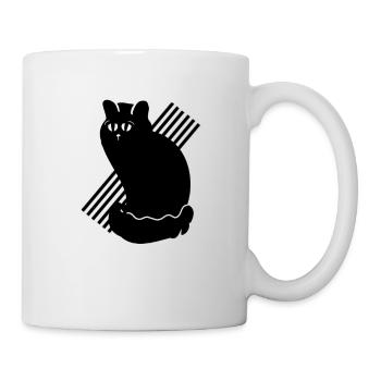 Katzenauge - Tasse - Weiß - Rechts