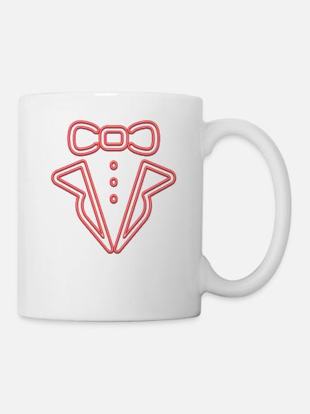Combinaison Neon Party - Classique Retro Neon Design Années 80 - Mug blanc - blanc