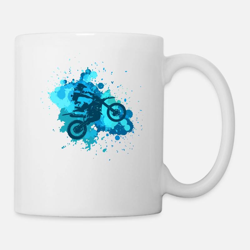 Motocross - Tasse - Weiß