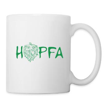 Hopfen - Tasse - Weiß - Rechts
