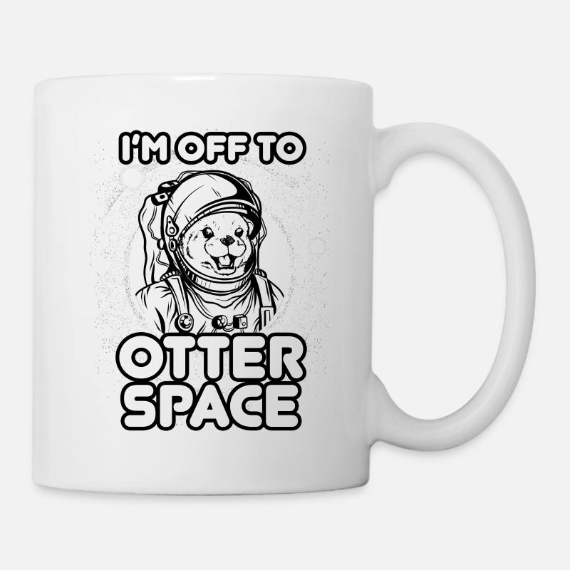 OTTER SPACE - Tasse - Weiß