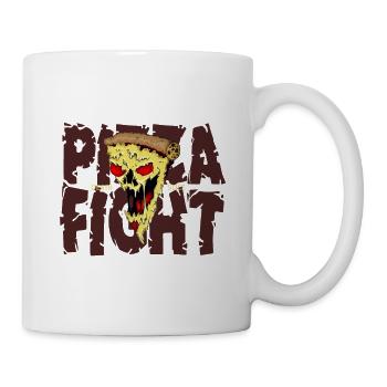 Pizza Fight - Mug blanc - blanc - Droite