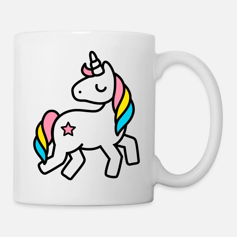 licorne - Mug blanc - blanc