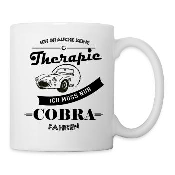 Cobra fahren Therapie - Tasse - Weiß - Rechts