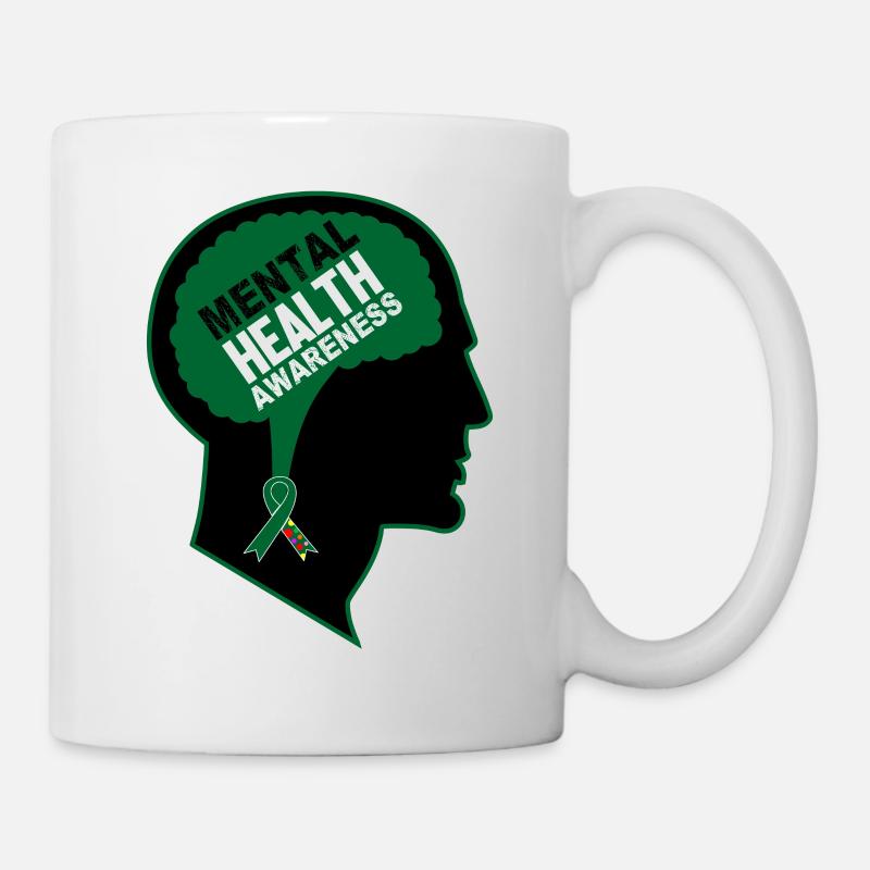 Santé mentale - Mug blanc - blanc