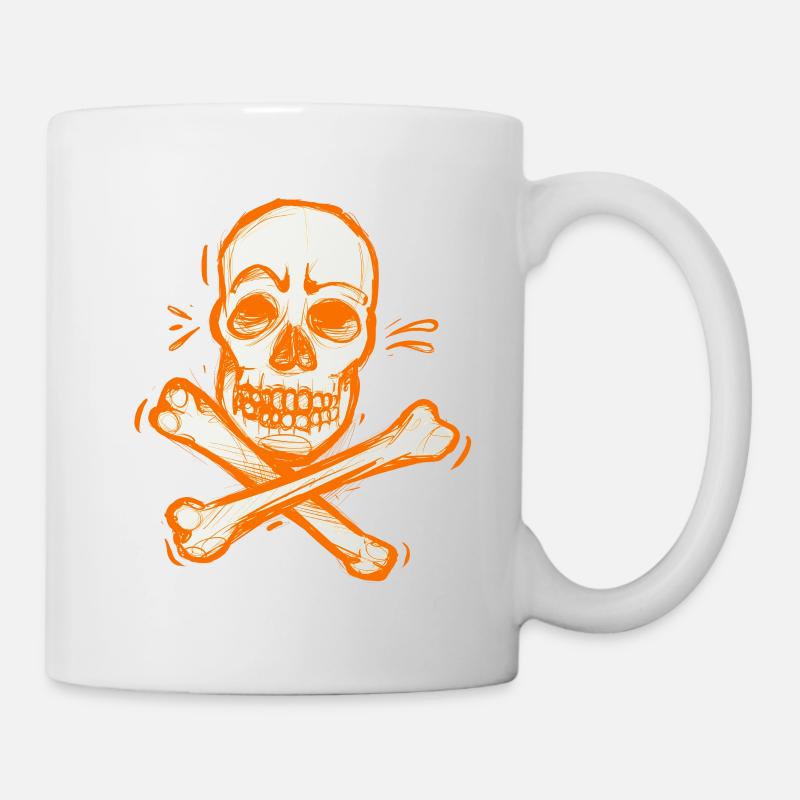 Dead Pirate Skull - Mug - white