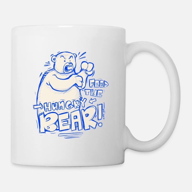 Feed The Hungry Bear! - Mug blanc - blanc