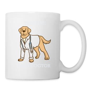 Dog - Doctor - Doctor - Trust - Gift - Mug - white - Right