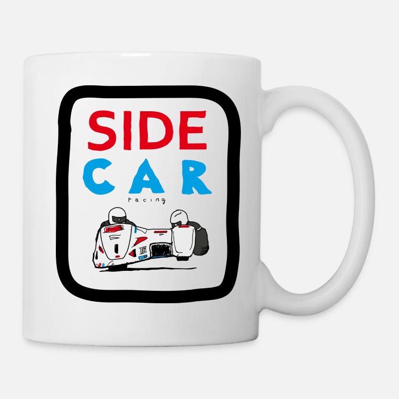 SIDE car racing - Mug blanc - blanc